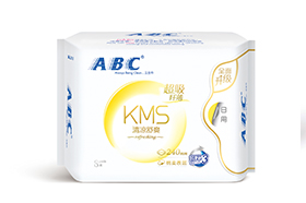 ABC日用纤薄棉柔表层卫生巾8片（含KMS健康配方）