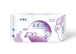 ABC亲柔立围加长甜睡夜用卫生巾420 3片（含KMS健康配方）-K89