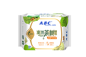 ABC茶树丝薄棉柔护垫25片